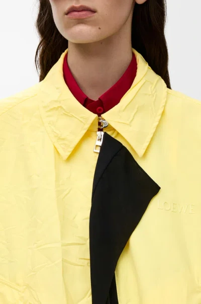 Loewe Jacket In Technical Fabric In Yellow
