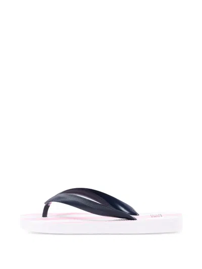 Mc2 Saint Barth Striped Flip Flops In Multi