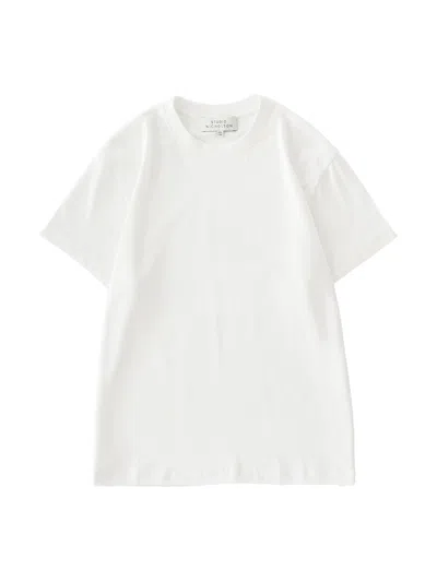 Studio Nicholson Short-sleeve Cotton T-shirt In White