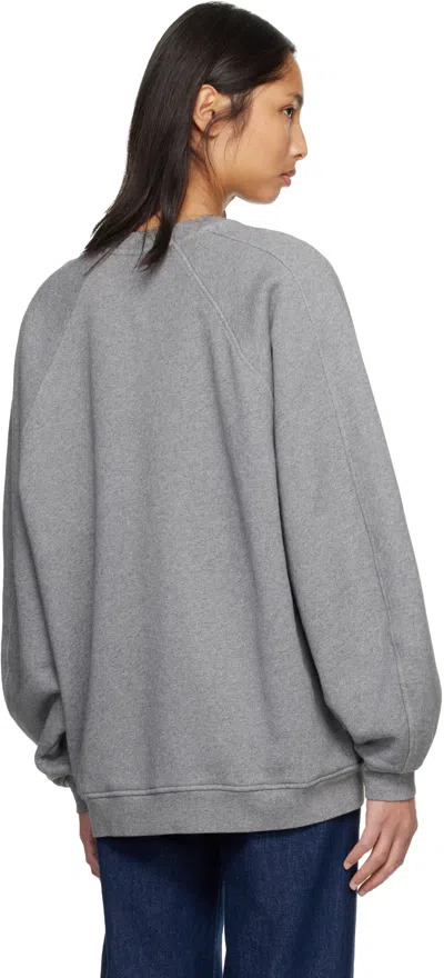 Agolde Gray Valma Sweatshirt In Gray