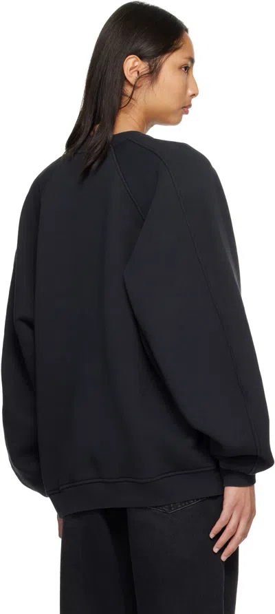 Agolde Black Valma Sweatshirt In Black