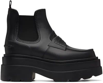 Alexander Wang Carter Ankle Platform Rain Boot In Black