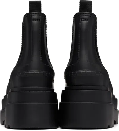 Alexander Wang Carter Ankle Platform Rain Boot In Black