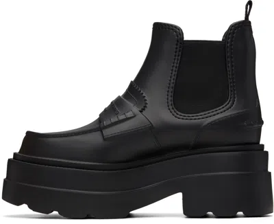 Alexander Wang Carter Ankle Platform Rain Boot In Black
