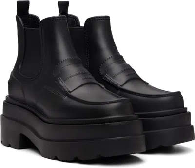 Alexander Wang Carter Ankle Platform Rain Boot In Black