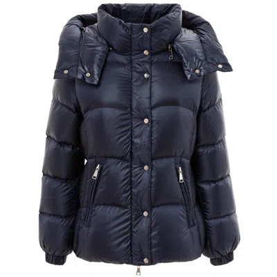 Add Blue Polyamide Coat In Blue