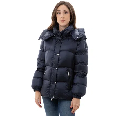 Add Blue Polyamide Coat In Blue