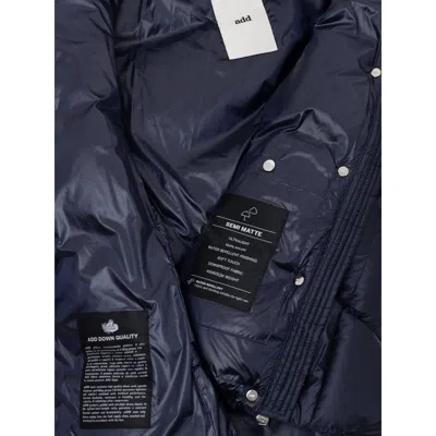 Add Blue Polyamide Coat In Blue