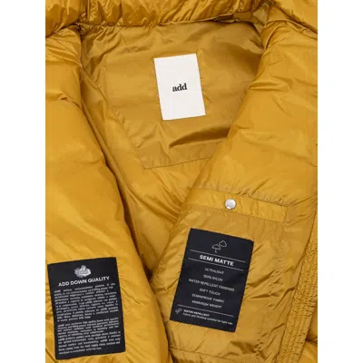 Add Gold Polyamide Coat In Gold