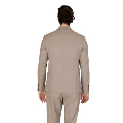 Antony Morato Single-breasted Suit Jacket In Sand