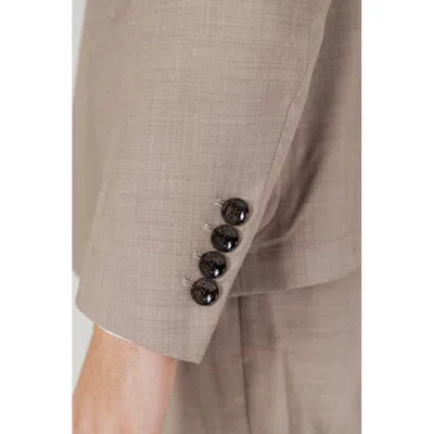 Antony Morato Single-breasted Suit Jacket In Sand