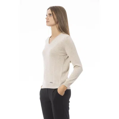 Baldinini Trend Beige Polyamide Sweater In Neutral