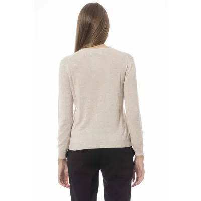Baldinini Trend Beige Polyamide Sweater In Neutral