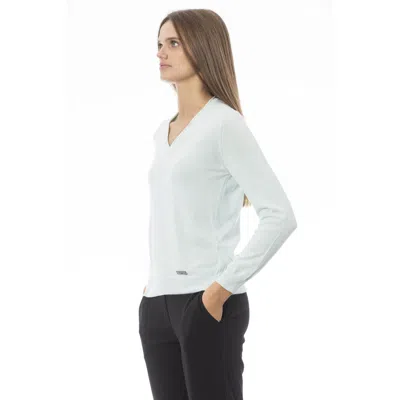 Baldinini Trend Light Blue Cashmere Women Sweater In Blue
