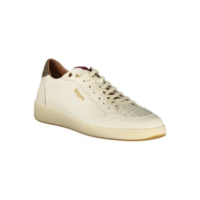 Blauer Perforated Sneakers In White