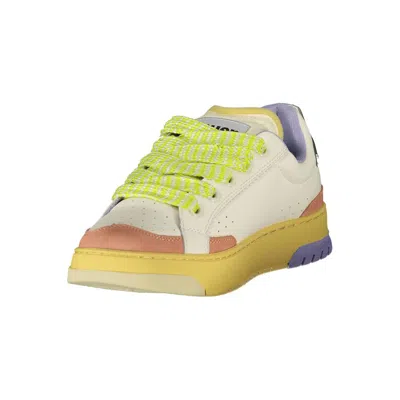 Blauer White Leather Women Sneaker In Neutral