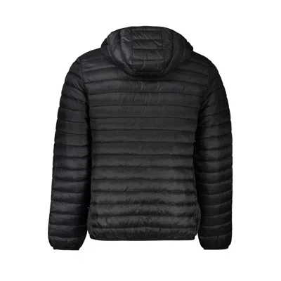 Cavalli Class Quilted Hooded Jacket In Black
