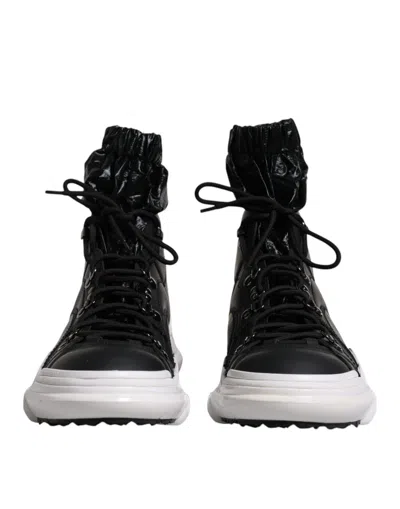 Dolce & Gabbana Lace-up Boot For Men In Black