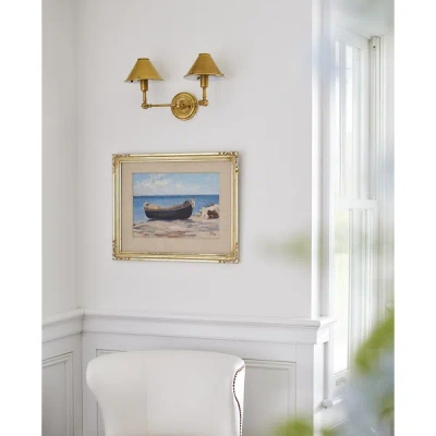 Ralph Lauren Anette Double Sconce In Brown
