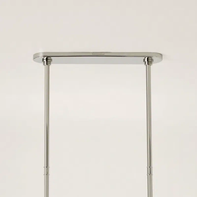 Ralph Lauren Allen Medium Linear Pendant In Silver