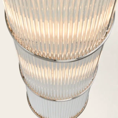 Ralph Lauren Allen Medium Linear Pendant In Silver