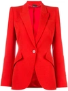 Alexander Mcqueen Notched-lapel Single-breasted Blazer