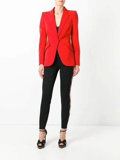 Alexander Mcqueen Notched-lapel Single-breasted Blazer