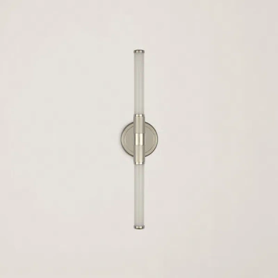 Ralph Lauren Barrett Double Bath Light In Silver