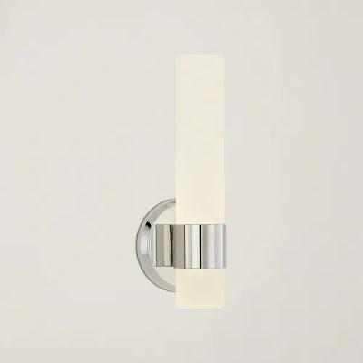 Ralph Lauren Barton Single-arm Sconce In Silver