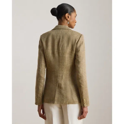 Ralph Lauren Herringbone-pattern Blazer In Multi