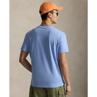 Polo Ralph Lauren Short Sleeve Jersey Knit Novelty Summer Bear Tee In Blue