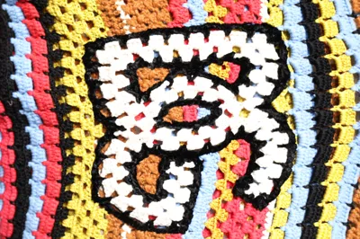 Dolce & Gabbana Hooded Cotton Blend Striped Crochet Pullover In Multi