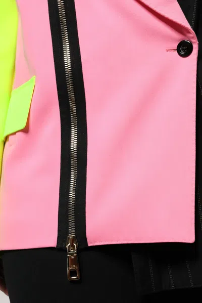 Dolce & Gabbana Multicolor Patchwork Embellished Coat Jacket In Multi