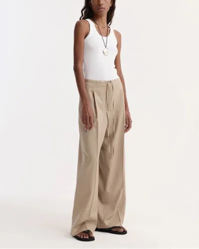 Rohe Relaxed Drawstring Trousers Beige In Neutral