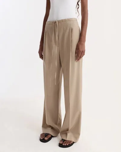 Rohe Relaxed Drawstring Trousers Beige In Neutral