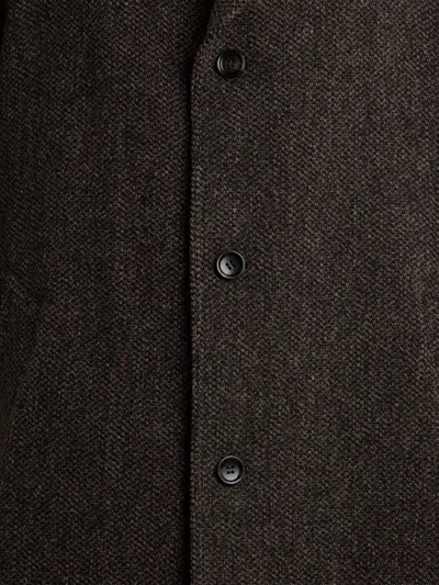 Bally Notched-lapel Coat In Brown