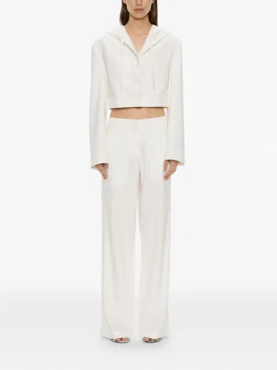 Christopher Esber Noa Hooded Jacket In White
