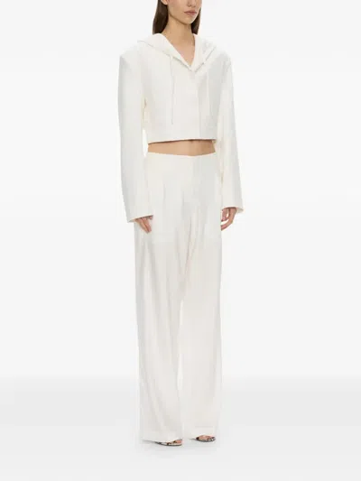 Christopher Esber Noa Hooded Jacket In White