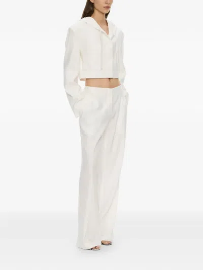 Christopher Esber Noa Hooded Jacket In White