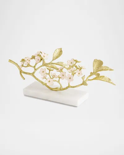 Michael Aram Cherry Blossom Handcrafted Decorative Object In Transparent