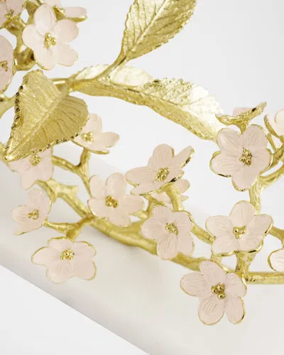 Michael Aram Cherry Blossom Handcrafted Decorative Object In Transparent