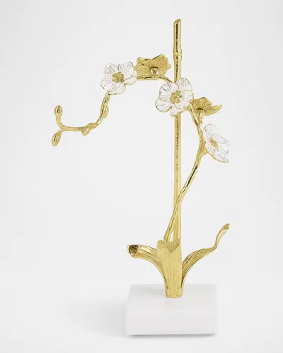 Michael Aram Orchid Decorative Object In Gold