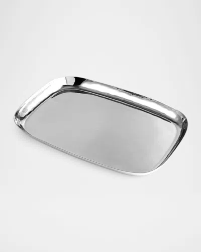 Michael Aram Reflective Small Platter In Silver