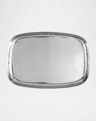 Michael Aram Reflective Small Platter In Silver