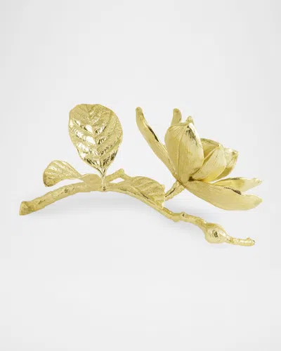 Michael Aram Magnolia Decorative Object In Gold