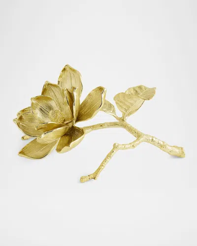 Michael Aram Magnolia Decorative Object In Gold