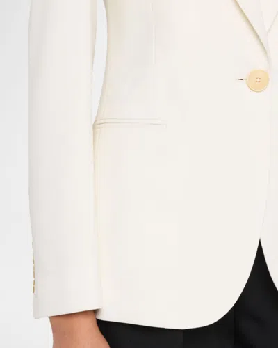 Givenchy Single-breasted Slim Blazer Jacket In White