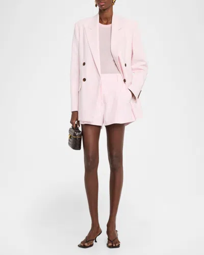 A.l.c Calla Oversized Double-breasted Blazer In Pink