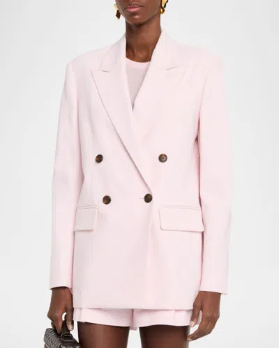 A.l.c Calla Oversized Double-breasted Blazer In Pink