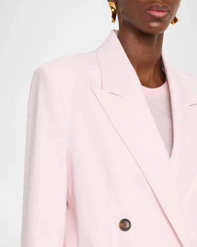 A.l.c Calla Oversized Double-breasted Blazer In Pink